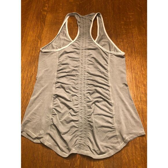 Lululemon Runner Up Tank
Heathered Medium Grey / Wee Stripe White Silver Spoon - Picture 11 of 16